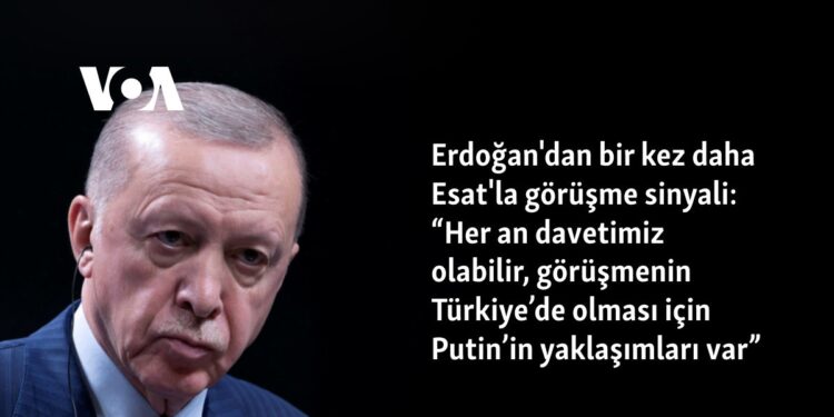 Erdoğan’dan bir kez daha Esat’la görüşme sinyali: “Her an davetimiz olabilir, görüşmenin Türkiye’de olması için Putin’in yaklaşımları var”