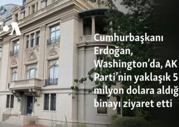 Cumhurbaşkanı Erdoğan, Washington’da, AK Parti’nin yaklaşık 5 milyon dolara aldığı binayı ziyaret etti