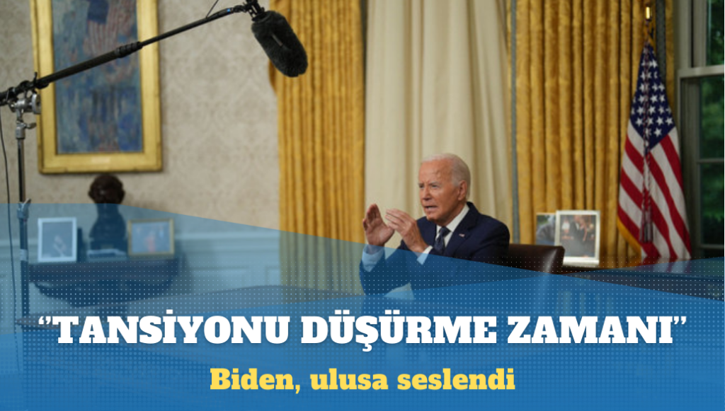 ABD Başkanı Biden, Trump’a suikast girişiminin ardından ulusa seslendi: Tansiyonu düşürme zamanı