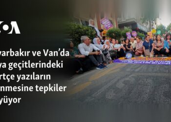 Diyarbakır ve Van’da yaya geçitlerindeki Kürtçe yazıların silinmesine tepkiler büyüyor