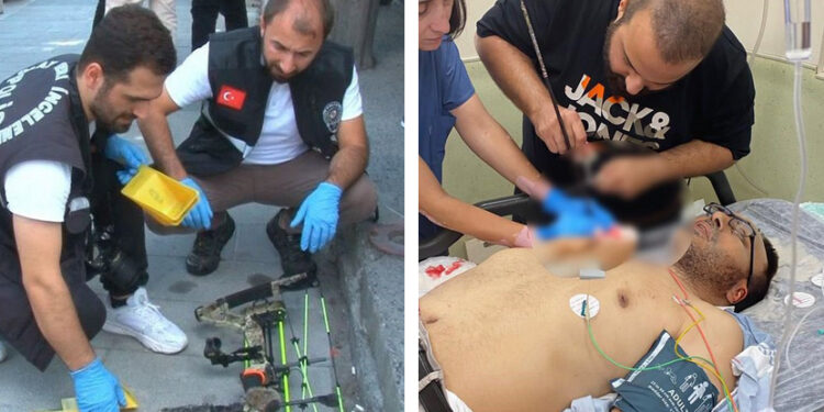 Bağcılar’da akıl almaz olay; tartıştığı cami imamını okla vurdu!