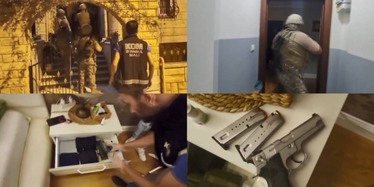 Başkasının silah ruhsatıyla sağlık kurulundan geçen şüphelilere operasyon: 8 gözaltı