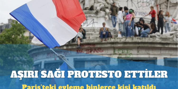 Binlerce kişi Paris’te aşırı sağın yükselişini protesto etti