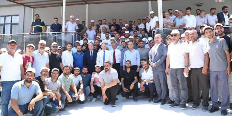 CHP'den Maden İşçilerinin Grevine Destek