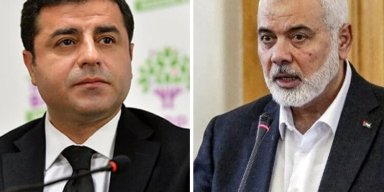 Demirtaş: Haniye’nin korkakça katledilmesini lanetliyorum