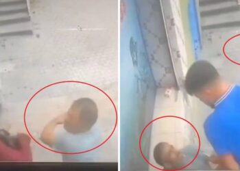 "Dersini alsın diye ben de ona vurdum"