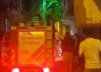 Diyarbakır’da Suriyelilerin kaldığı ev kundaklandı