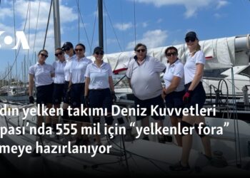 Kadın yelken takımı Deniz Kuvvetleri Kupası’nda 555 mil için “yelkenler fora” demeye hazırlanıyor