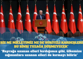 Erdoğan: Bayrağa uzanan elleri kırdığımız gibi, ülkemize sığınanlara uzanan elleri de kırmayı biliriz