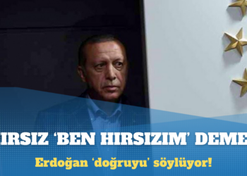 Erdoğan: Hırsız, ben hırsızım der mi?