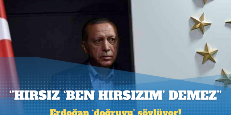 Erdoğan: Hırsız, ben hırsızım der mi?