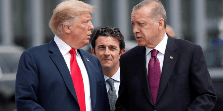 Erdoğan, Trump ile Görüştü