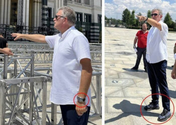 Erdoğan’ın mitinglerinde ‘anonsçuluk’ yapıyordu: Saati 1 milyon 282 bin TL, ayakkabısı 34 bin TL!