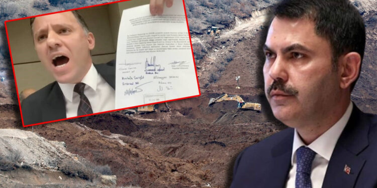 İliç'teki Faciaya 'Olur' Raporu Vermişti: Meclis'te 'Murat Kurum' Gerilimi, AKP-MHP'liler Ayaklandı