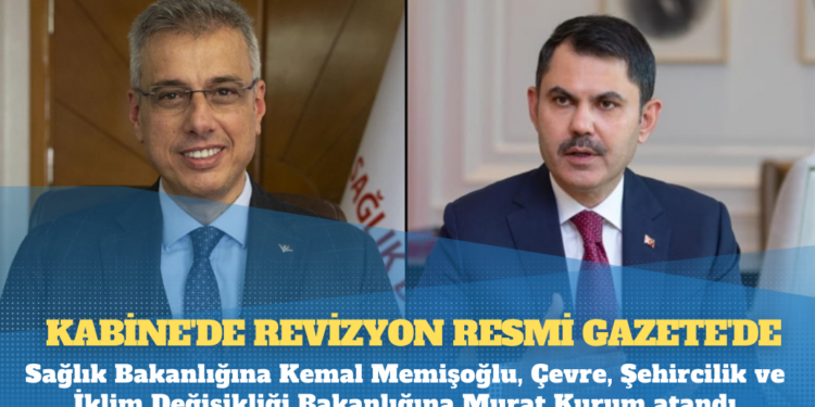 Kabine’de revizyon Resmi Gazete’de: Koca ve Özhaseki “af talebinin kabulüyle” görevden alındı, Murat Kurum yeniden Kabine’de