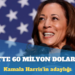 Kamala Harris’e dokuz saatte 60 milyon dolar bağış