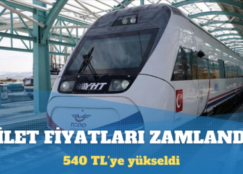 YHT bilet fiyatlarına zam geldi