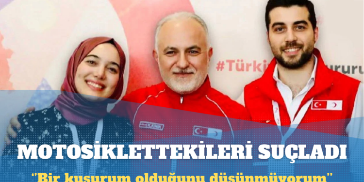 Motosikletteki gençleri suçladı: Bir kusurum olduğunu düşünmüyorum