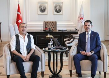 Murat Kurum, Haluk Levent ile buluştu