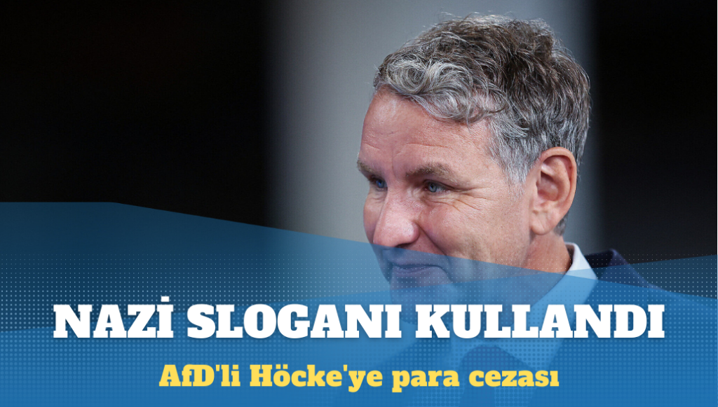 Nazi sloganı kullanan AfD’li Höcke’ye para cezası