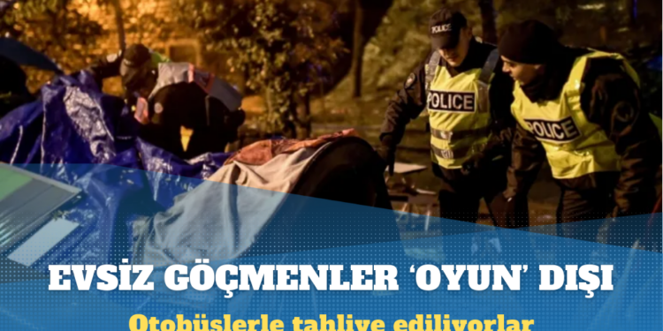 Olimpiyat oyunları öncesi evsiz göçmenler Paris dışına ‘boşaltılıyor’