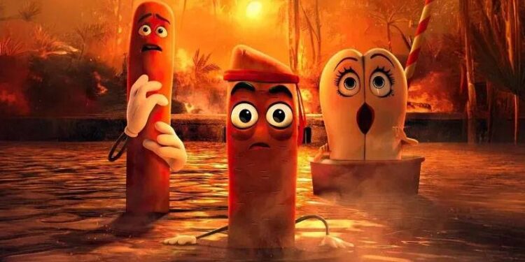 Öpüşen sosisler "genel ahlaka" aykırı!