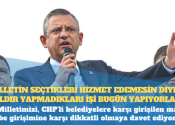 Özel: Milletin seçtikleri hizmet edemesin diye 22 yıldır yapmadıkları işi bugün yapıyorlar