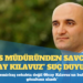 Polis müdüründen savcılığa “Olcay Kılavuz” suç duyurusu