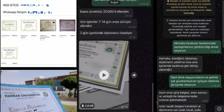Sahte diplomaya da zam geldi; lisans 25 bin TL oldu!