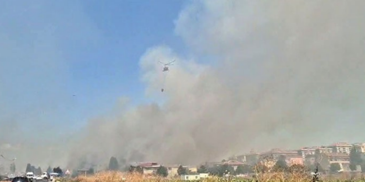 Silivri'de Yangın: Müdahale Sürüyor