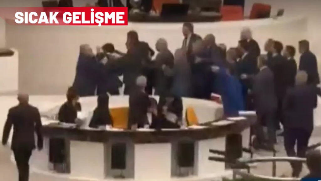 TBMM'de Ortalık Karıştı! AKP ve DEM Partili Vekiller Arasında Yumruklu Kavga