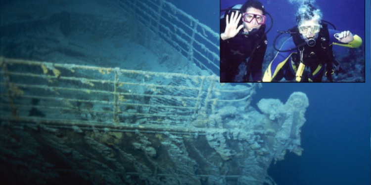 Tarihi An Tarihi Yerde: Titanik Enkazına Dalıp Orada Evlenmişler