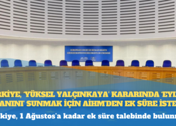 Türkiye, ‘Yüksel Yalçınkaya’ kararında ‘eylem planını’ sunmak için AİHM’den ek süre istedi