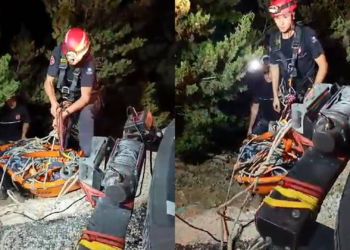 Yakınlarının haber alamadığı çiftin, 100 metrelik uçurumdan yuvarlanan araçta cesetleri bulundu