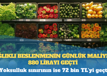 BES-AR: Sağlıklı beslenmenin günlük maliyeti 880 lirayı geçti
