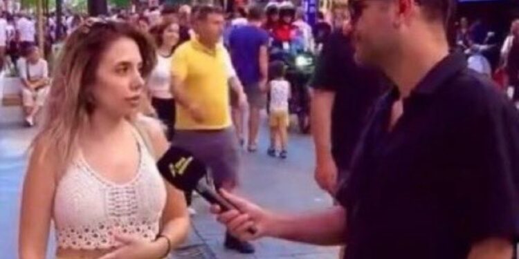 Sokak röportajı sonrası tutuklanan Dilruba K. tahliye edildi