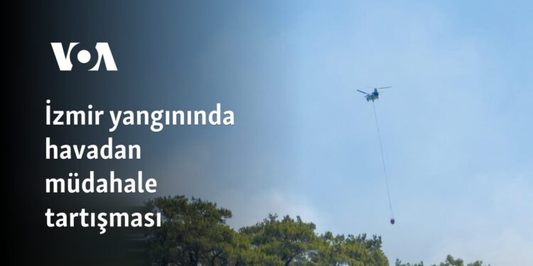 İzmir yangınında havadan müdahale tartışması