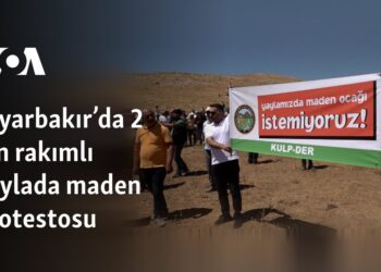 Diyarbakır’da 2 bin rakımlı yaylada maden protestosu