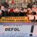 İstanbul’da kayyım nöbeti: Hak, hukuk, adalet isteyenler için alanlardayız