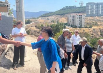 DEM Parti heyeti yangın bölgesinde: Afet bölgesi ilan edilsin