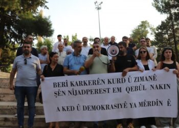 Mêrdîn’de ırkçı saldırılar protesto edildi