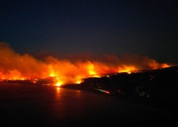 Çanakkale’de orman yangını