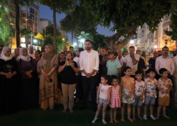 Mersin’deki nöbet eyleminde Meclis’teki saldırı kınandı