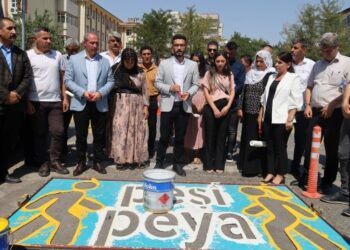 Cizîr’de Kürtçe uyarı yazıları yeniden yazıldı