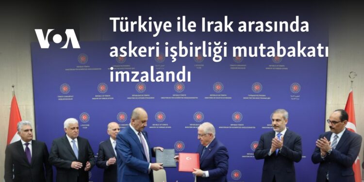 Türkiye ile Irak arasında askeri işbirliği mutabakatı imzalandı