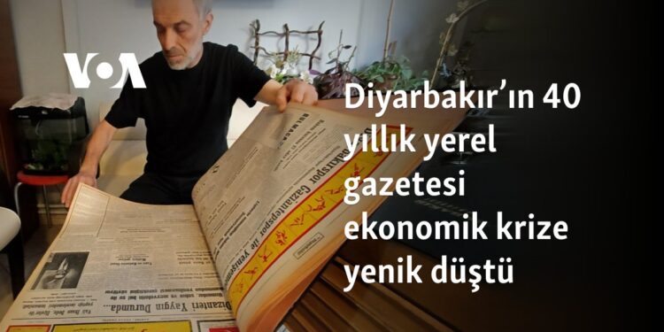 Diyarbakır’ın 40 yıllık yerel gazetesi ekonomik krize yenik düştü