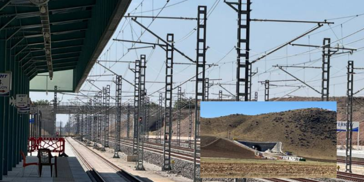 Açılışı 8 kez ertelenen Ankara-Sivas YHT hattının Yozgat’taki son garı da açılışa hazırlanıyor