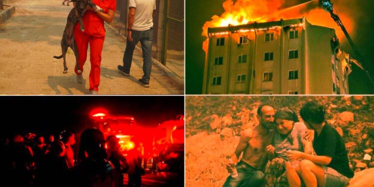 Alaçatı'daki yangın söndürüldü, Karşıyaka, Bayındır, Tire ve Menderes'te müdahale sürüyor