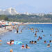 Antalya Sahillerinde Sıcak Hava Yoğunluğu