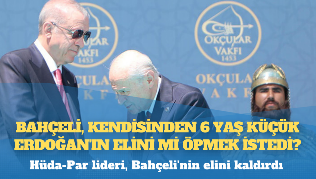 Bahçeli, kendisinden 6 yaş küçük Erdoğan’ın elini mi öpmek istedi?